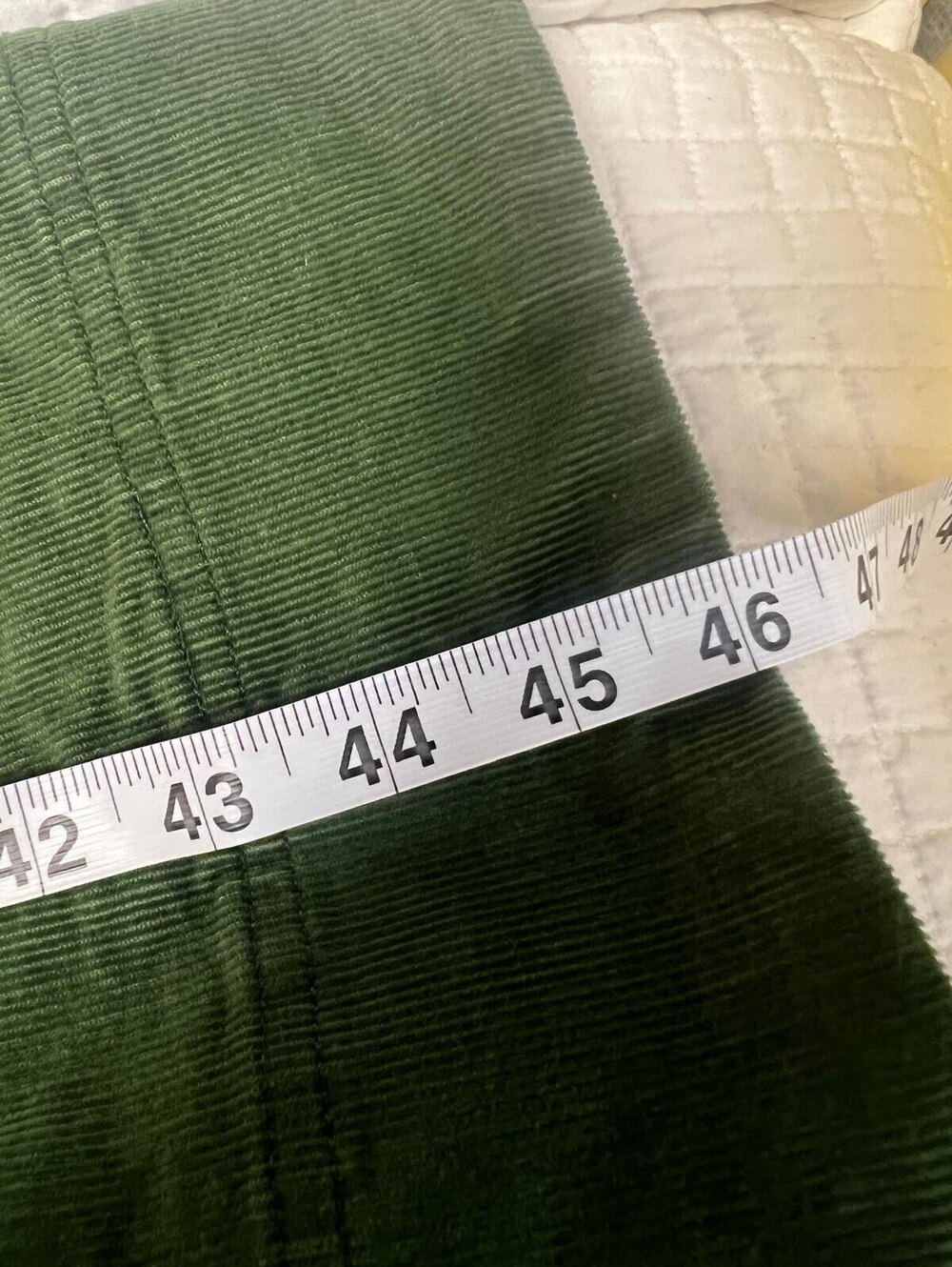 Boden Green Corduroy Shirt Dress with Belt US 12P Button Front - Picture 7 of 14